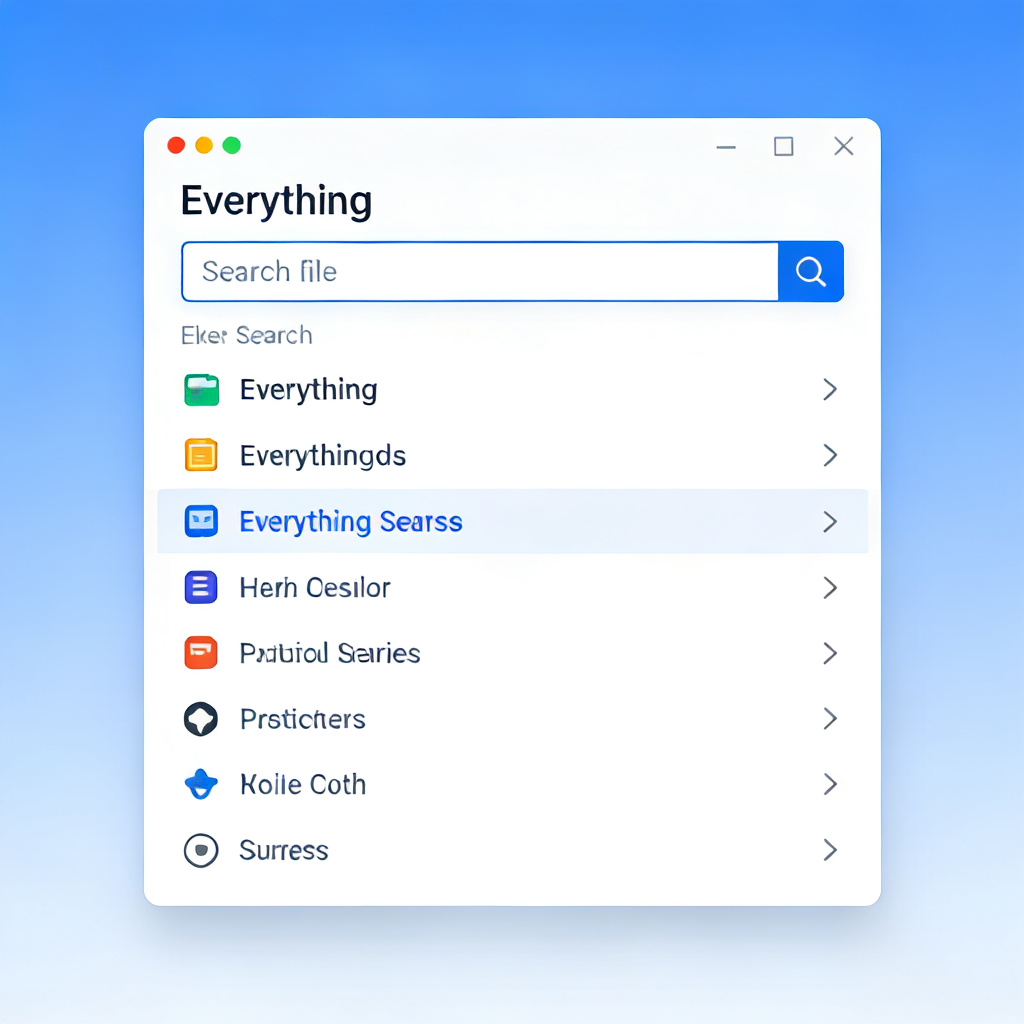 Everything 软件界面